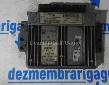 Calculator motor ecm ecu Peugeot 206, 1.4 Benzina, 55 KW, caroserie Hatchback