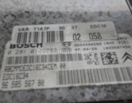 Calculator motor ecm ecu Peugeot 206, 1.4 Diesel, 50 KW, caroserie Hatchback