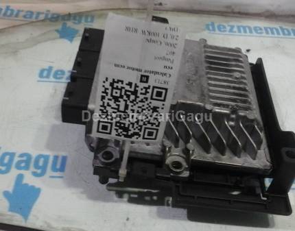 Calculator motor ecm ecu Peugeot 407, 2.0 Diesel, 100 KW, caroserie Coupe